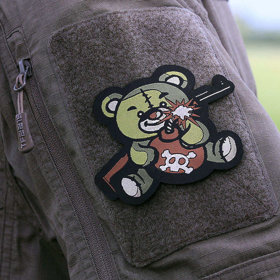Patch Terreur Teddy Verde #7144 - Detaliu Impecabil, Identitate Puternică