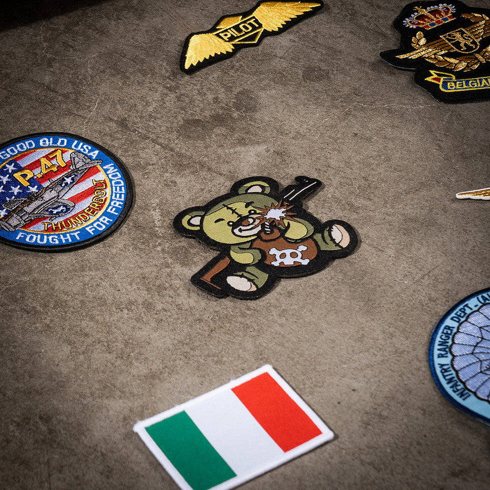 Patch Terreur Teddy Verde #7144 - Detaliu Impecabil, Identitate Puternică