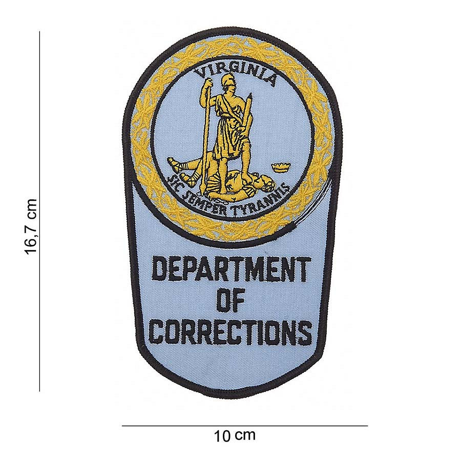 Patch Textil Department of Corrections Virginia Diversen - Semn al Autorității