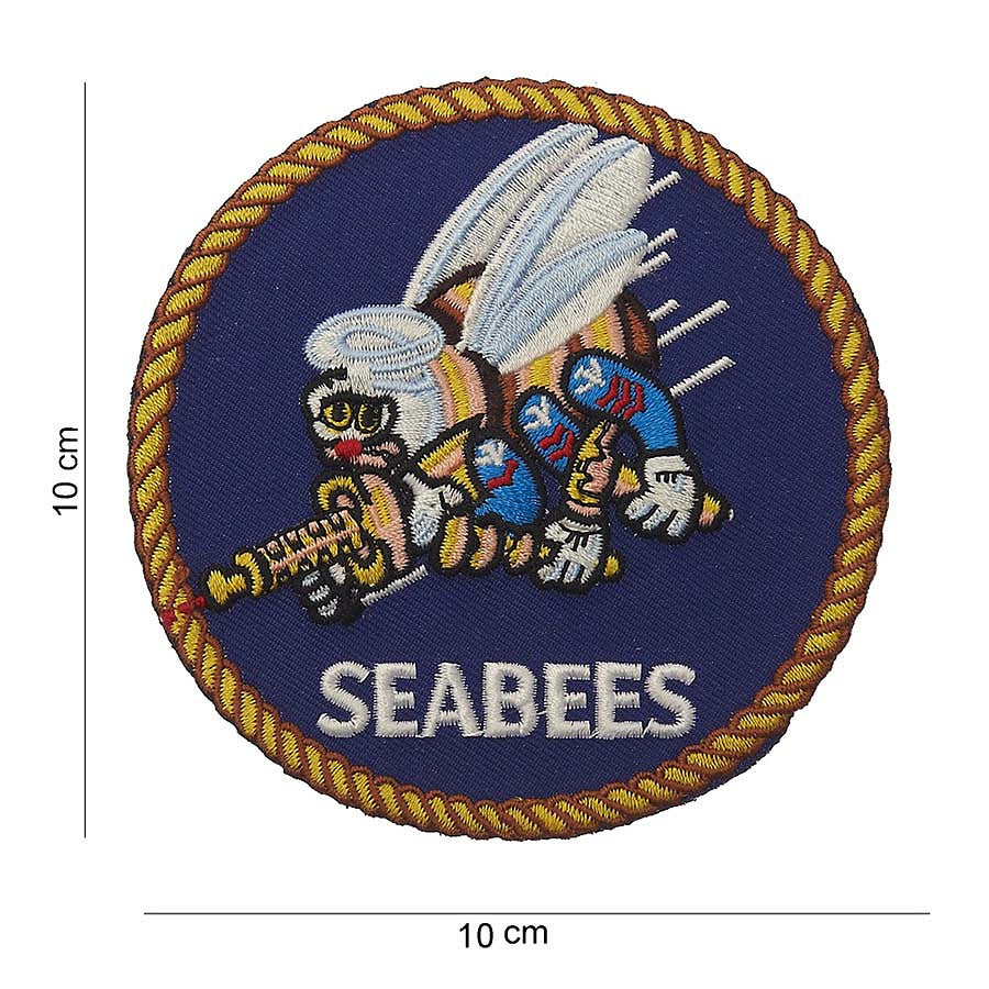 Patch Textil Seabees #5045 Diverse US Navy - Simbol de Forță și Devotament