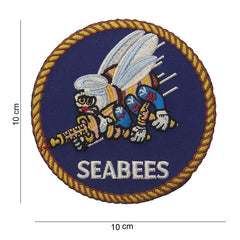 Patch Textil Seabees #5045 Diverse US Navy - Simbol de Forță și Devotament