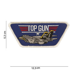 Patch Textil Top Gun Trapezium Albastru - Afirmă-ți Spiritul Aviatic