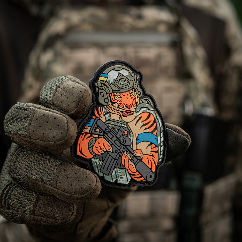 Patch Tigru Albastru M-Tac - Moral și Identificare