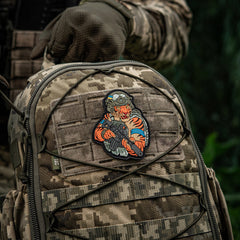 Patch Tigru Albastru M-Tac - Moral și Identificare