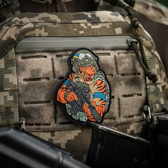 Patch Tigru Albastru M-Tac - Moral și Identificare