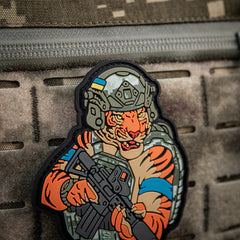 Patch Tigru Albastru M-Tac - Moral și Identificare
