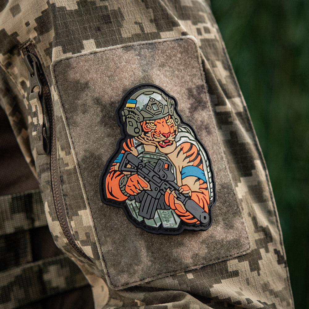 Patch Tigru Albastru M-Tac - Moral și Identificare