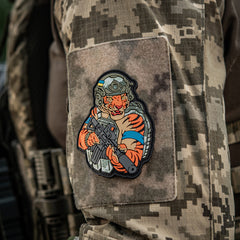 Patch Tigru Albastru M-Tac - Moral și Identificare