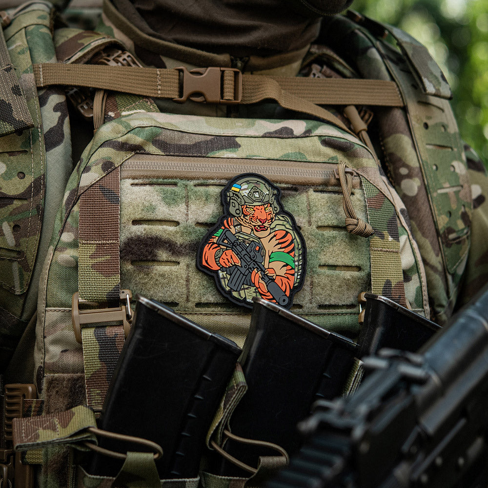 Patch Tigru Verde M-Tac - Spirit de Luptă Ucrainean MC
