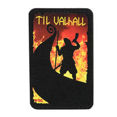 Patch Til Valhall M-Tac - Forja Spiritului Războinic, Negru