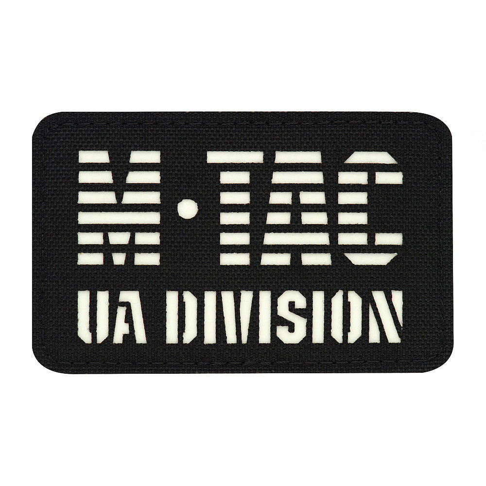 Patch UA Division Laser Cut M-Tac - Black/GID Luminescent