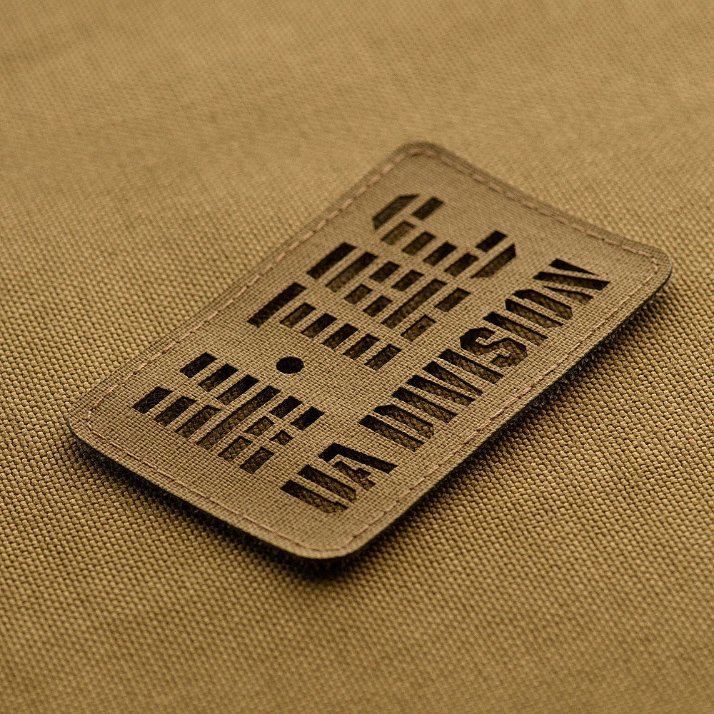 Patch UA Division M-Tac - Laser Cut Coyote