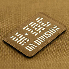 Patch UA Division M-Tac - Laser Cut, Coyote/Fosforescent
