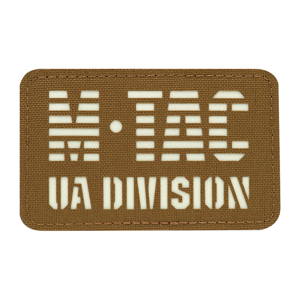 Patch UA Division M-Tac - Laser Cut, Coyote/Fosforescent