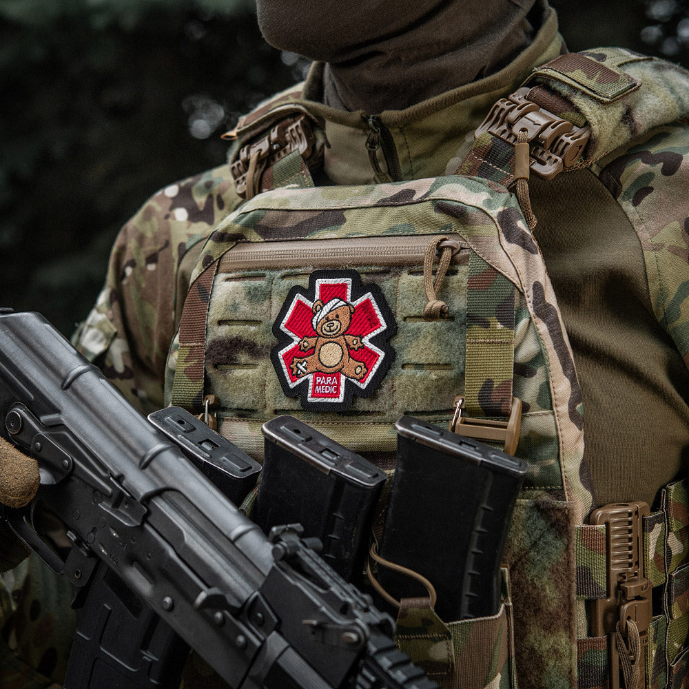 Patch Ursuleț Paramedic M-Tac - Bronz/Negru