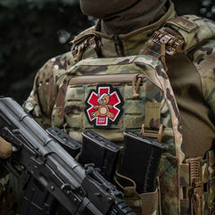 Patch Ursuleț Paramedic M-Tac - Bronz/Negru