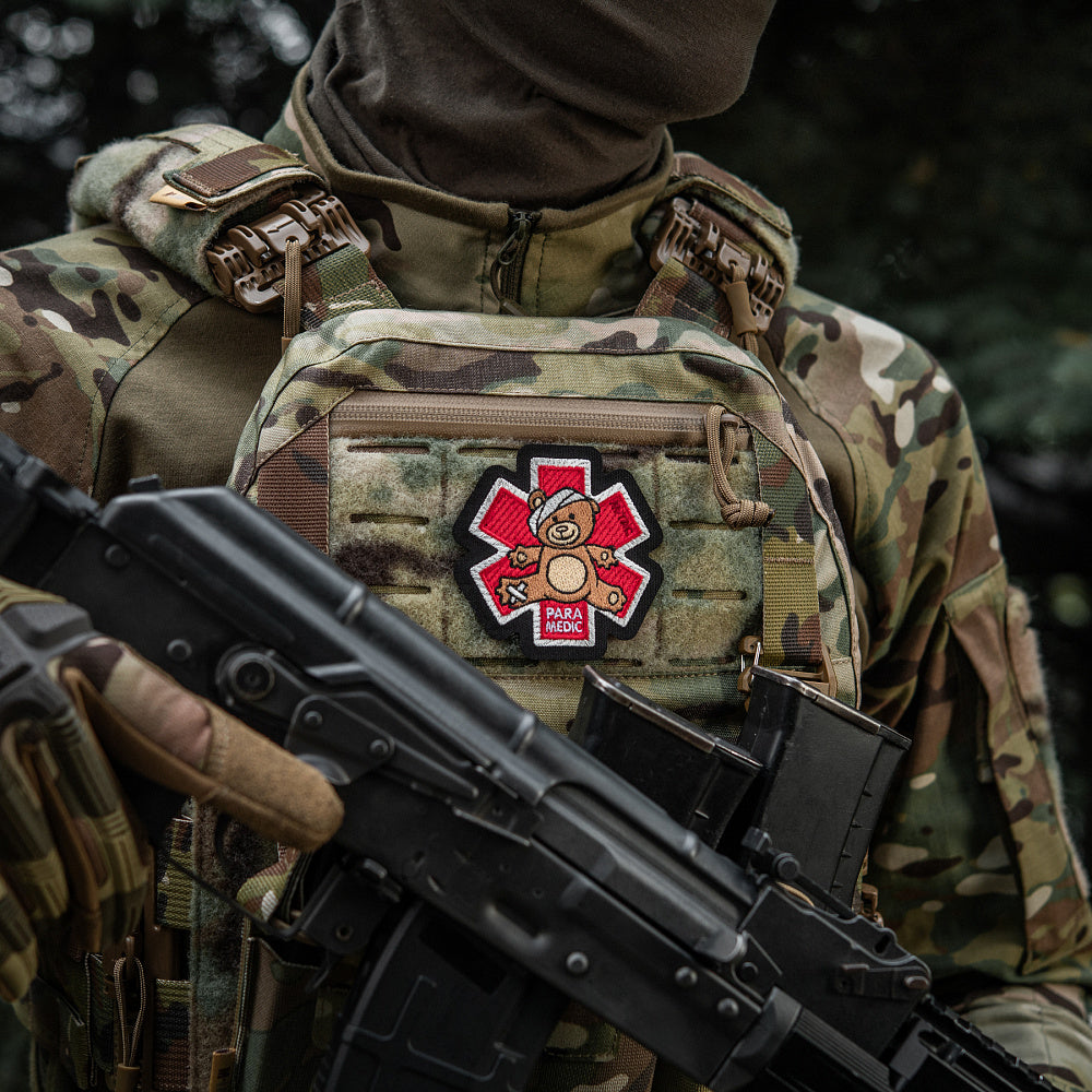 Patch Ursuleț Paramedic M-Tac - Bronz/Negru