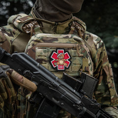 Patch Ursuleț Paramedic M-Tac - Bronz/Negru