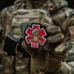 Patch Ursuleț Paramedic M-Tac - Bronz/Negru