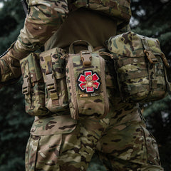 Patch Ursuleț Paramedic M-Tac - Bronz/Negru