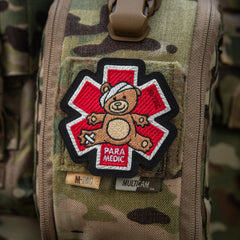 Patch Ursuleț Paramedic M-Tac - Bronz/Negru