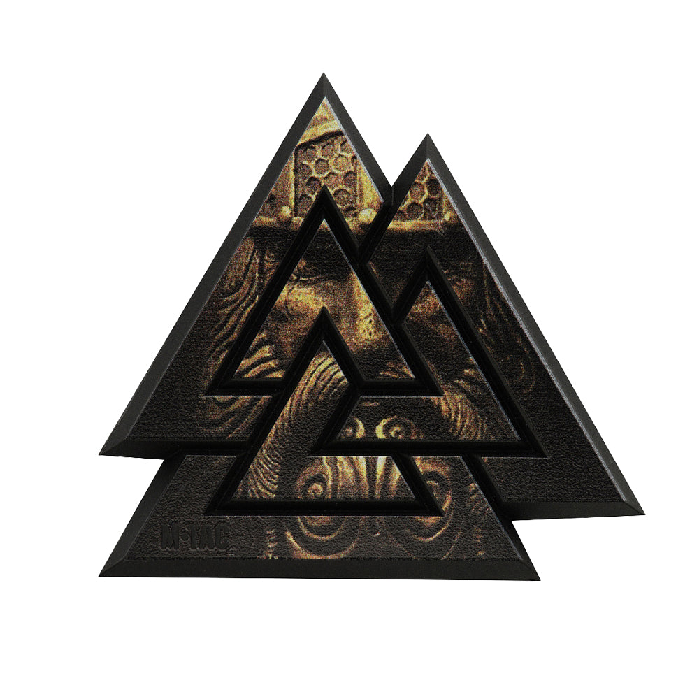 Patch Valknut 3D PVC M-Tac - Black/Coyote