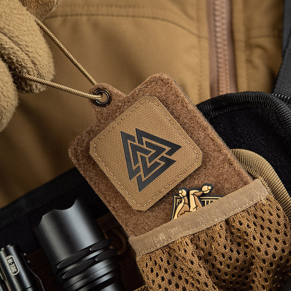 Patch Valknut Laser Cut M-Tac - Coyote/Negru, Cordura 500D