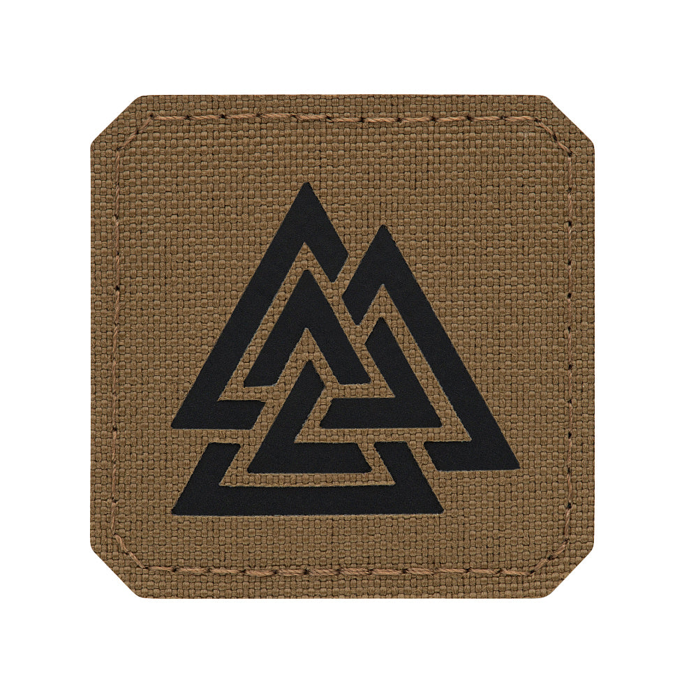 Patch Valknut Laser Cut M-Tac - Coyote/Negru, Cordura 500D