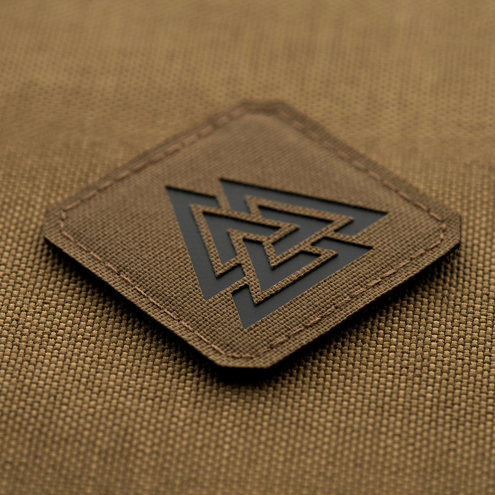 Patch Valknut Laser Cut M-Tac - Coyote/Negru, Cordura 500D