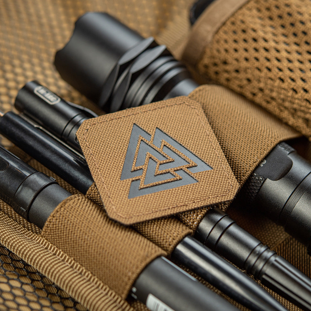 Patch Valknut Laser Cut M-Tac - Coyote/Negru, Cordura 500D