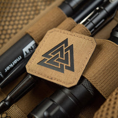 Patch Valknut Laser Cut M-Tac - Coyote/Negru, Cordura 500D