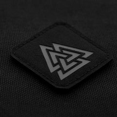 Patch Valknut Laser Cut M-Tac - Negru/Gri, Simbol Odin și Magie