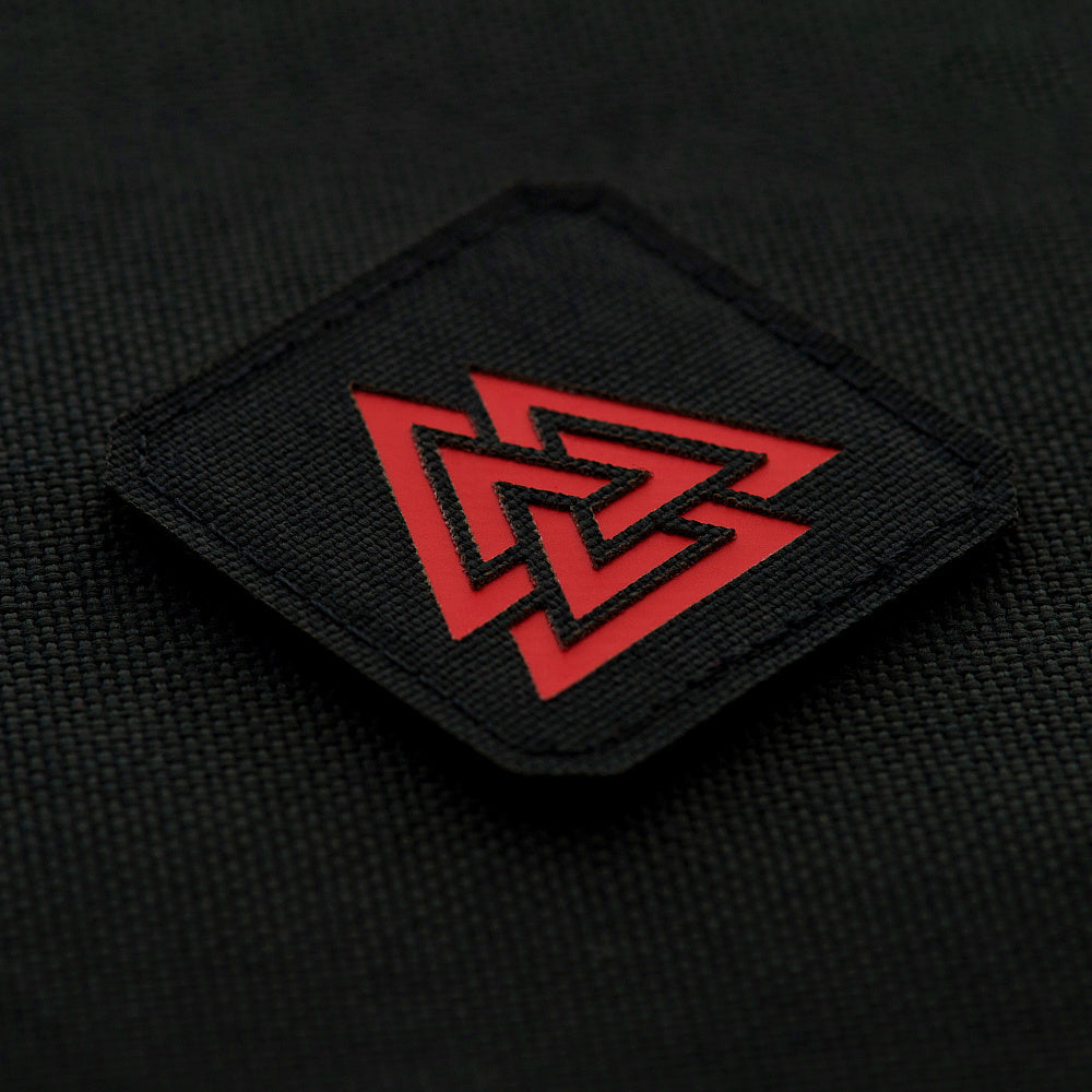 Patch Valknut Laser Cut M-Tac - Negru/Roșu - Simbol Odin