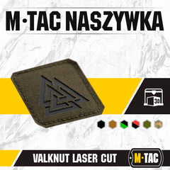 Patch Valknut M-Tac - Laser Cut Ranger Green/Black