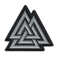 Patch Valknut PVC M-Tac - Negru/Gri, Simbol Odin