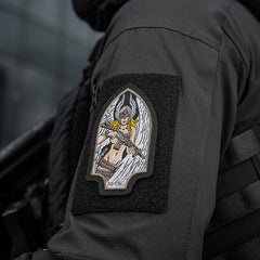 Patch Valkyrie M-Tac - Black/Ranger Green, Brodat, Cordura 500D