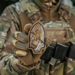 Patch Valkyrie M-Tac - Broderie Coyote pentru Echipament Tactic