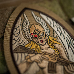 Patch Valkyrie M-Tac - Broderie Coyote pentru Echipament Tactic