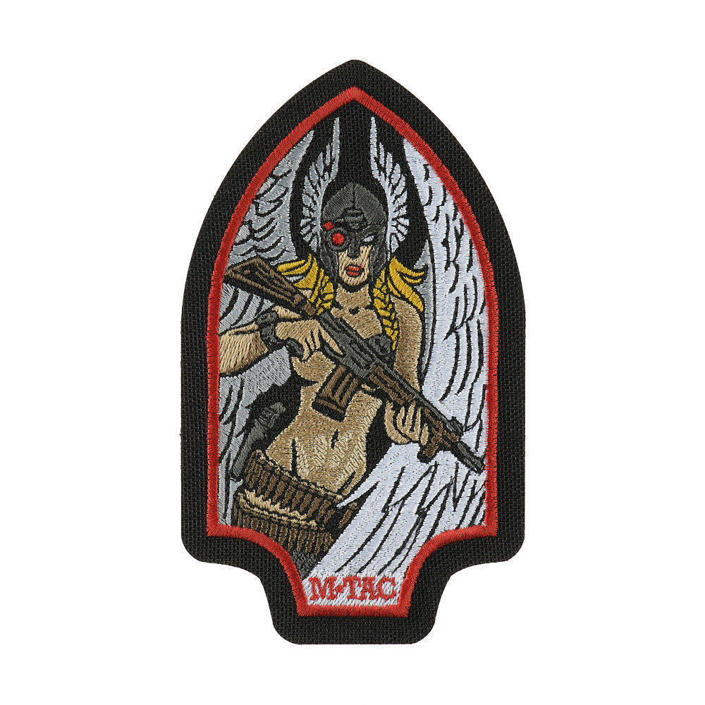 Patch Valkyrie M-Tac - Broderie Neagră/Roșie, Inspirat din Mitologie