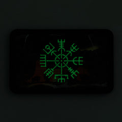 Patch Vegvisir/Drakkar M-Tac - Negru/GID (Luminiscent)
