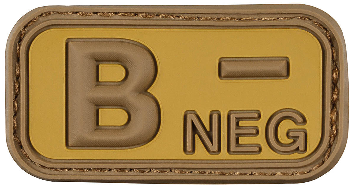 Patch Velcro B NEG 3D Maro-kaki MFH - 5x2.5cm, Cauciuc
