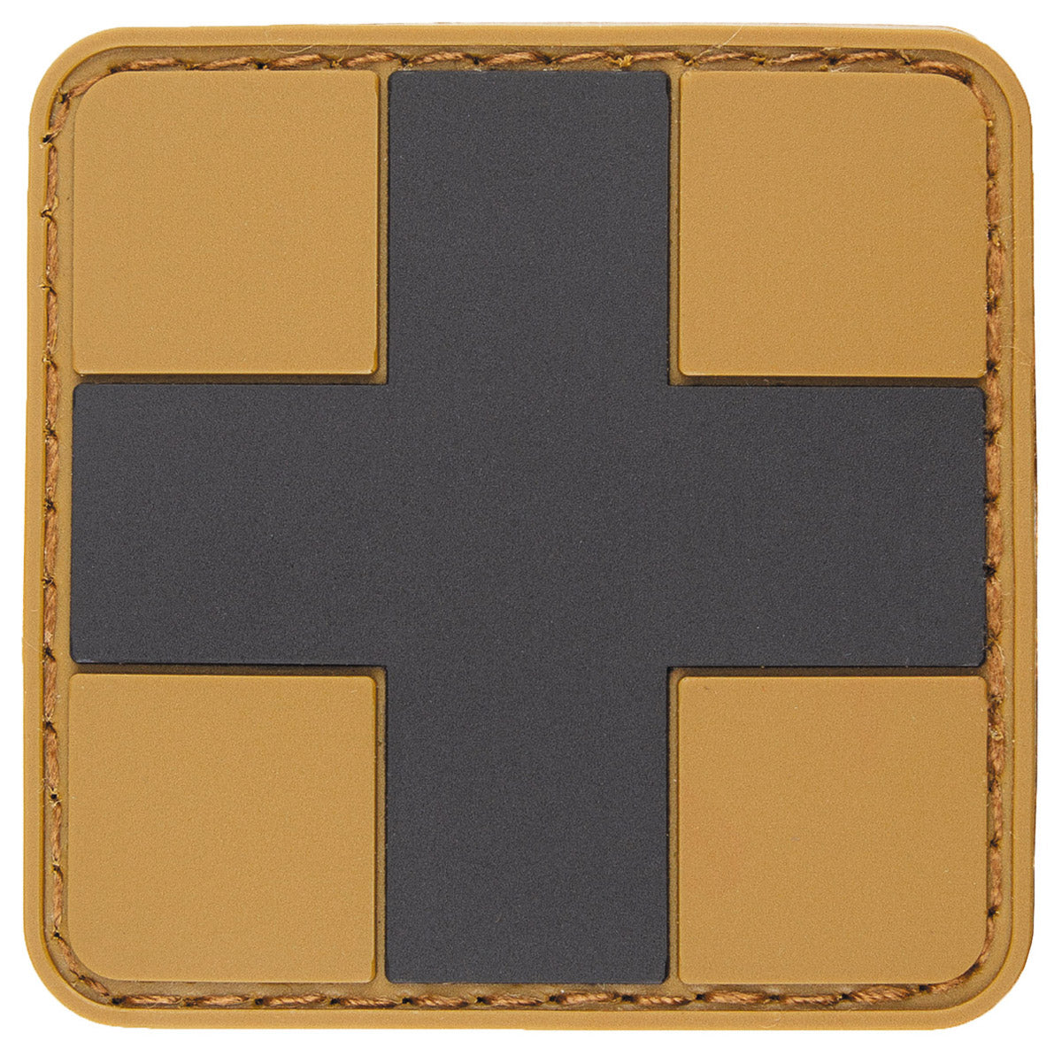 Patch Velcro FIRST AID Coyote-Negru MFH - Cauciuc, 3D