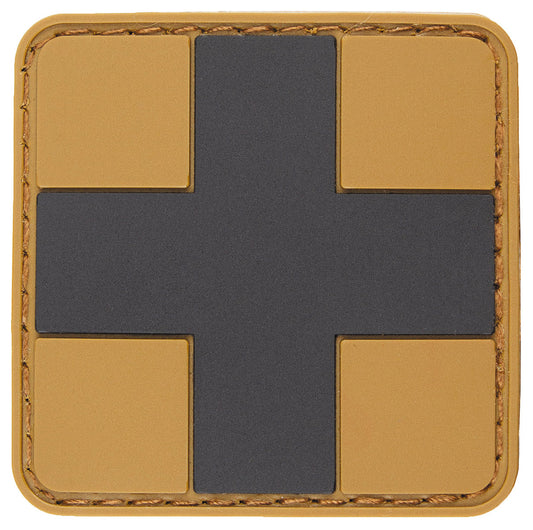 Patch Velcro FIRST AID Coyote-Negru MFH - Cauciuc, 3D