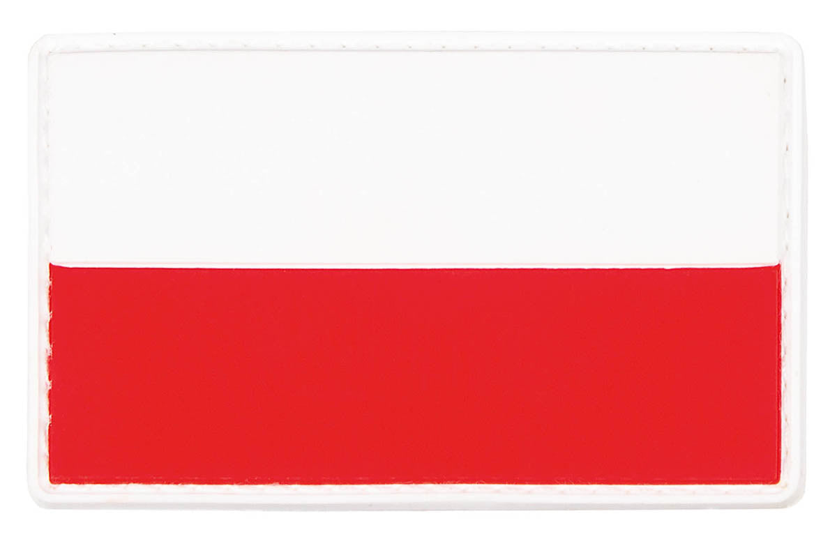 Patch Velcro Klettabzeichen Polonia 3D Multicolor MFH - Cauciuc, 8x5 cm