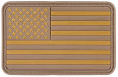 Patch Velcro Klettabzeichen USA Desert MFH - 8x5 cm, Cauciuc