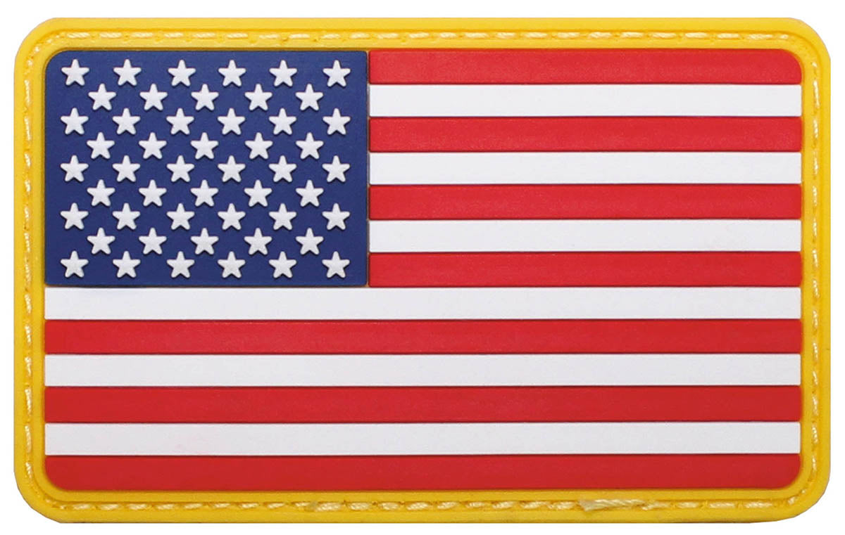 Patch Velcro USA 3D Multicolor MFH - Cauciuc, 8x5 cm