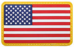 Patch Velcro USA 3D Multicolor MFH - Cauciuc, 8x5 cm