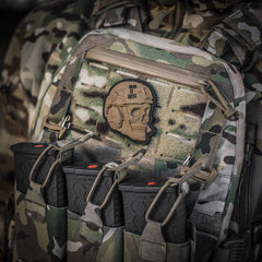 Patch War is Hell 3D PVC M-Tac - Coyote, Mesaj Puternic