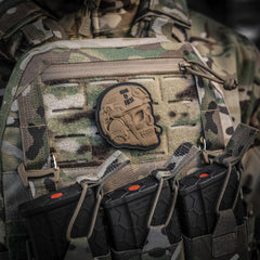 Patch War is Hell 3D PVC M-Tac - Coyote, Mesaj Puternic