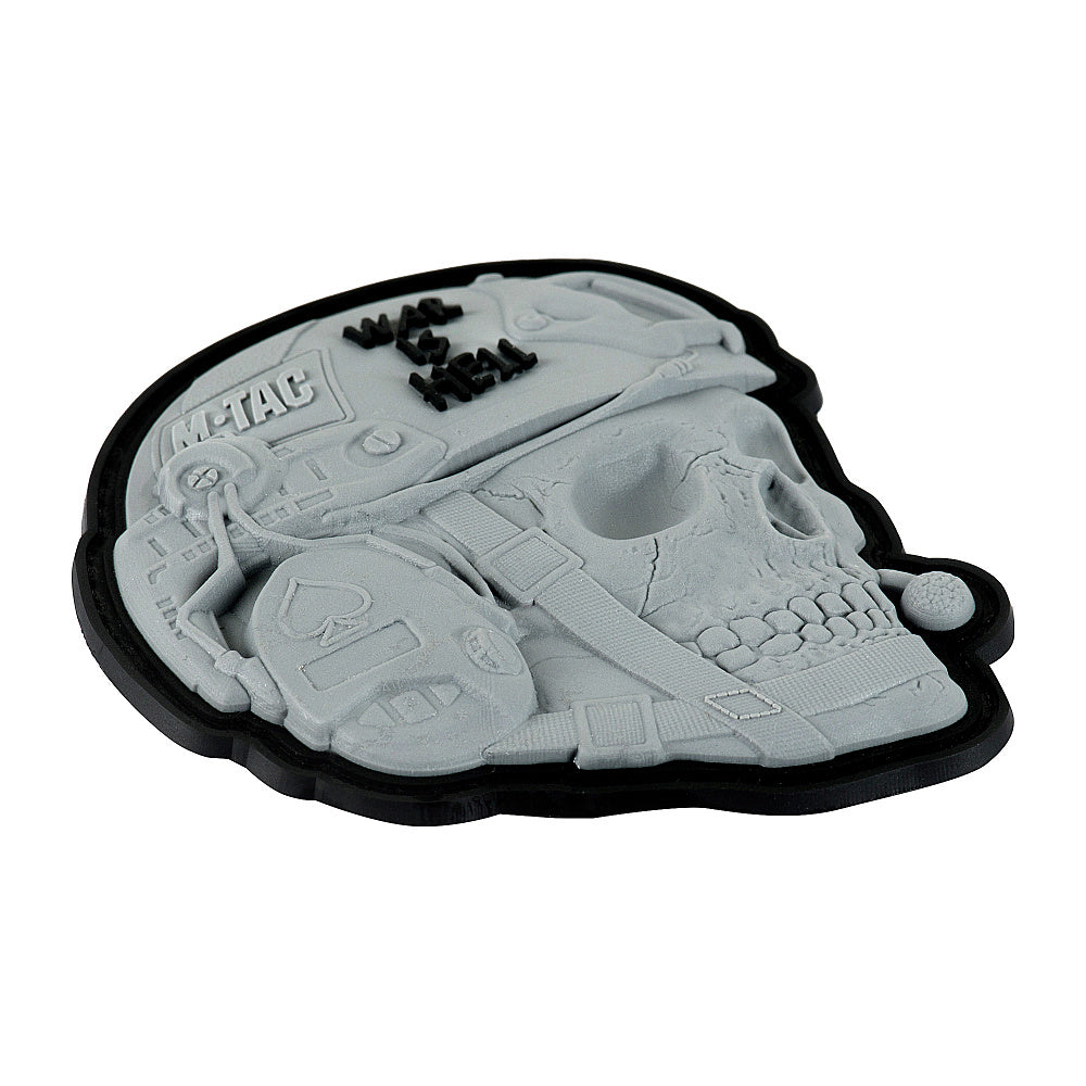 Patch War is Hell 3D PVC M-Tac - Gri, Mesaj Puternic